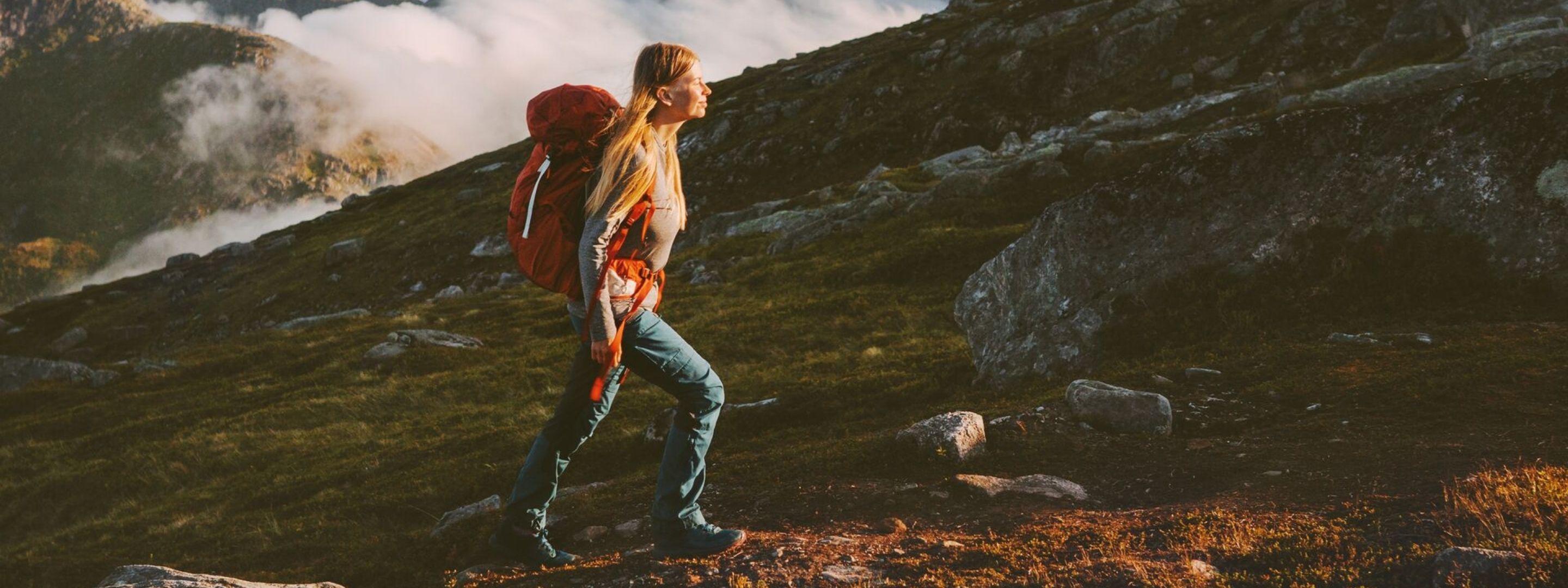 Hiker in Norway